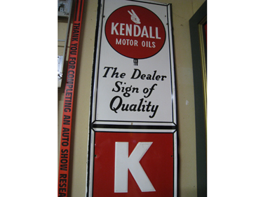Kendall Motor Oil Sign hover image